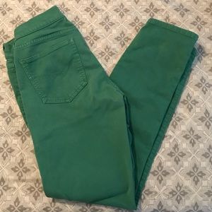 Green jeggings